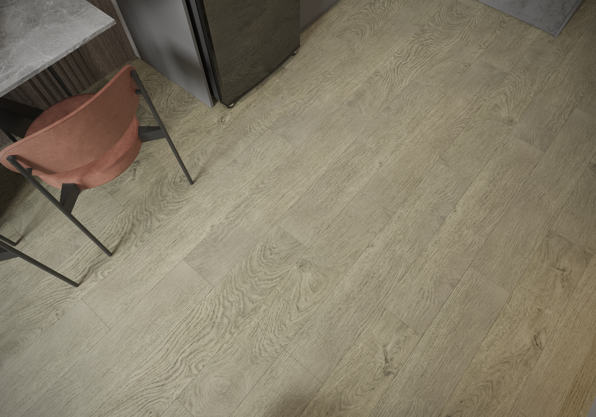 Кварцвиниловая плитка Art East клеевая Art Tile Hit Ясень Шале 755-AT 914,4×152,4×2,5 фото в интерьере